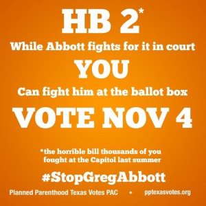 You can fight HB2! Vote Nov 4th!